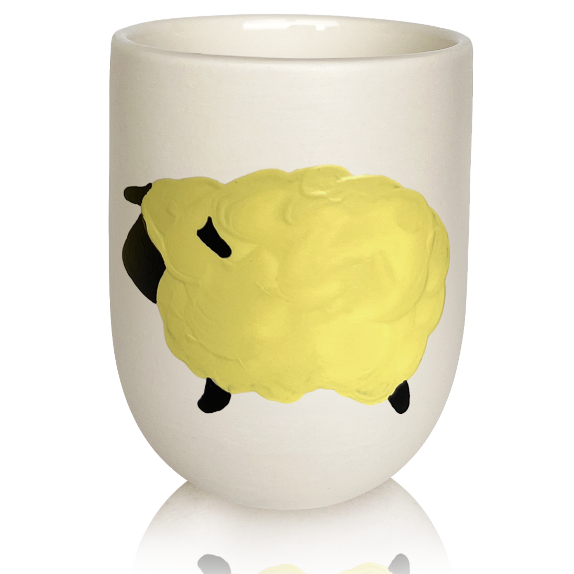 Hand Painted Decor Scented Candle - Banana