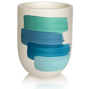Hand Painted Decor Scented Candle - Ocean