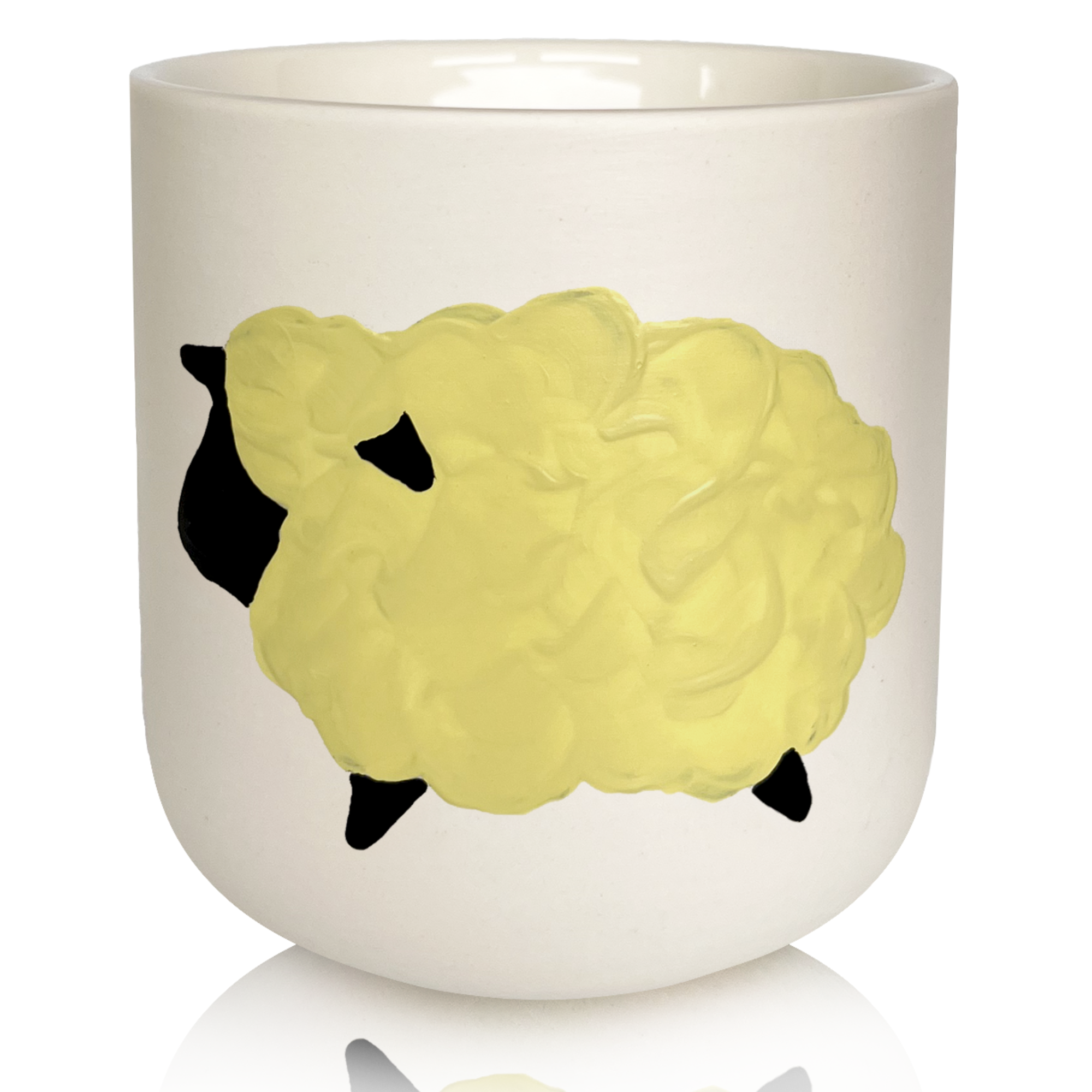 Hand Painted Decor Scented Candle - Banana