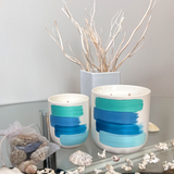 Hand Painted Decor Scented Candle - Ocean