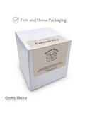 Double Cotton Wick Candle in a White Ceramic Jar - Cotton Sky